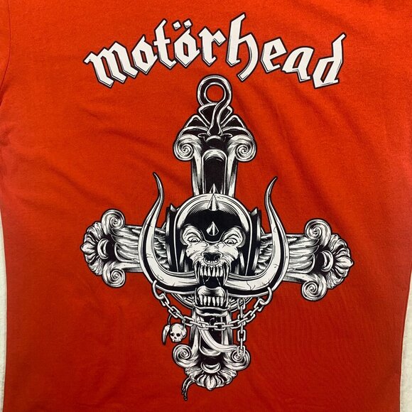 MOTORHEAD  band  T-shirt for men  red  size medium - Picture 10 of 11